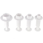 4 Stampi per pasta polimerica - Ottagono - 20-22-24-30 mm|raw }}