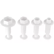 4 Stampi per pasta polimerica - Ottagono - 20-22-24-30 mm