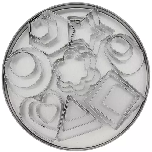 Vendita online Set di stampini in metallo , per pasta polimerica you clay, a forma di lettere e numeri