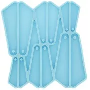 Stampo in silicone - orecchini a triangolo per resina epossidica e polvere di ceramica