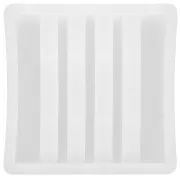 Stampo in resina per libri in silicone 9x9 cm - Trasparente