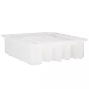 Stampo in resina per libri in silicone 9x9 cm - Trasparente