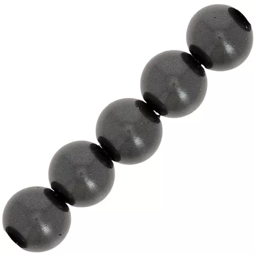 Perline PureCrystal 5810 4 mm Crystal Black Pearl x20