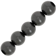 Perline PureCrystal 5810 5 mm Crystal Black Pearl x20|raw }}