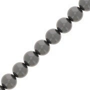 Perline PureCrystal 5810 8 mm Crystal Black Pearl x38cm|raw }}