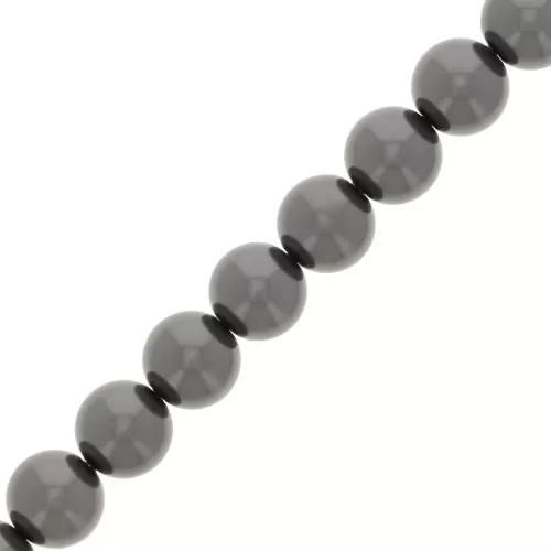 Perline PureCrystal 5810 8 mm Crystal Black Pearl x38cm
