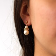 Perline PureCrystal 5810 10 mm Crystal Creamrose Pearl x10