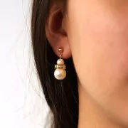 Perline PureCrystal 5810 10 mm Crystal Creamrose Pearl x10