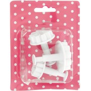 3 stampi per pasta polimerica - Fiori - 31-38-47 mm|raw }}