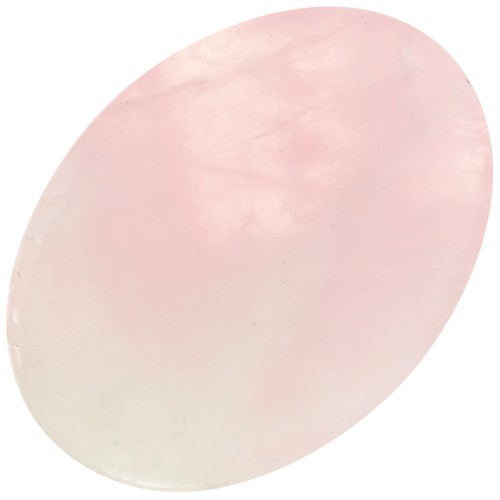 Gemma ovale piatta cabochon 18x13 mm - Quarzo rosa x1
