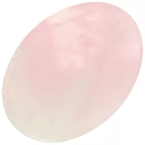 Gemma ovale piatta cabochon 18x13 mm - Quarzo rosa x1