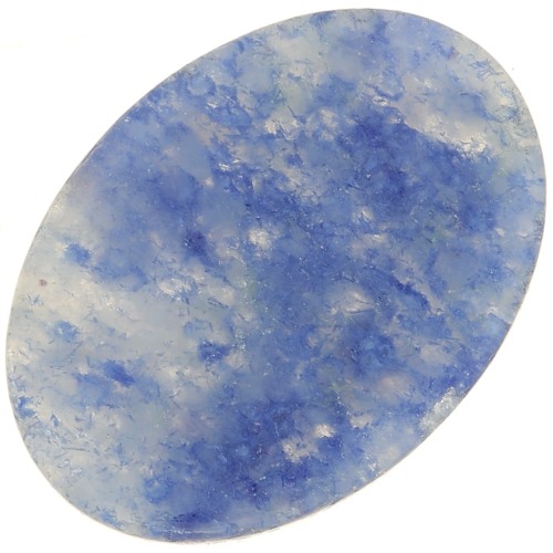 Gemma ovale piatta cabochon 18x13 mm - Sodalite x1
