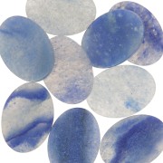 Gemma ovale piatta cabochon 18x13 mm - Sodalite x1