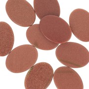 Cabochon ovale piatto 18x13 mm Pietra d'oro - imitazione della pietra del sole x1