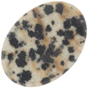 Cabochon ovale piatto 18x13 mm - Diaspro della Dalmazia x1