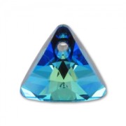 Pendente Triangolo PureCrystal 6628 12 mm Crystal Bermuda Blue x1|raw }}