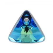 Pendente Triangolo PureCrystal 6628 12 mm Crystal Bermuda Blue x1