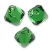 Biconi pendenti PureCrystal mm.  8 Dark Moss Green x4