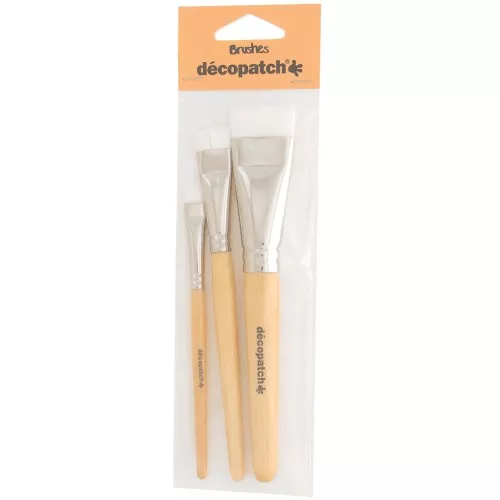 Set di 3 spazzole in nylon - Décopatch