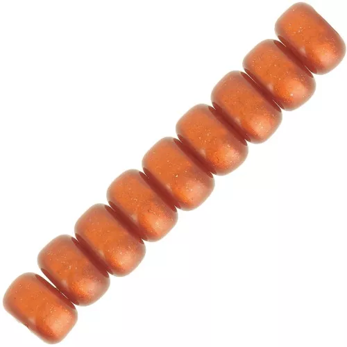Perle rondelle Heishi Super Polaris 6x4 mm - Terracotta x10