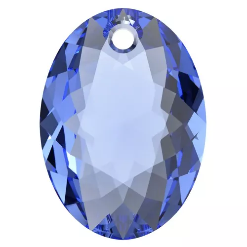 Pendente PureCrystal 6438 Elliptic Cut Pendant 11.5 mm - Sapphire x1