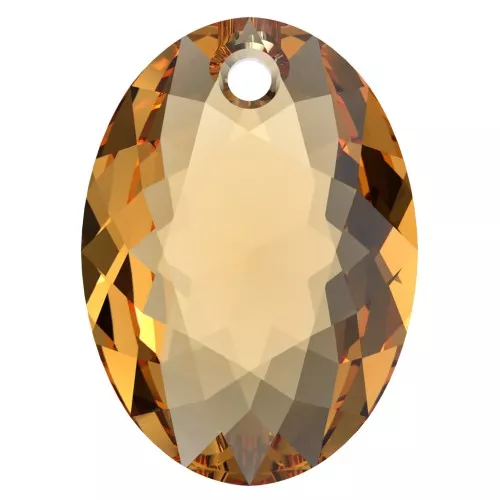 Pendente PureCrystal 6438 Elliptic Cut Pendant 11.5 mm - Topaz x1