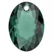 Pendente PureCrystal 6438 Elliptic Cut Pendant 11.5 mm - Emerald x1