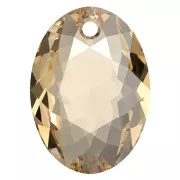 Pendente PureCrystal 6438 Elliptic Cut Pendant 11.5 mm - Crystal Golden Shadow x1