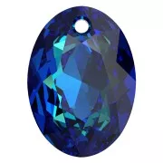 Pendente PureCrystal 6438 Elliptic Cut Pendant 11.5 mm - Crystal Bermuda Blue x1