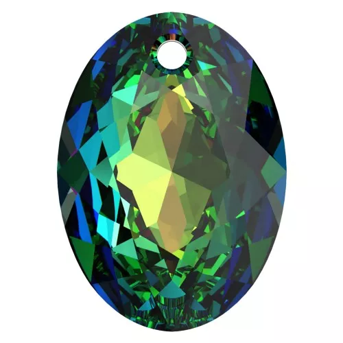 Pendente PureCrystal 6438 Elliptic Cut Pendant 11.5 mm - Crystal Vitrail Medium x1