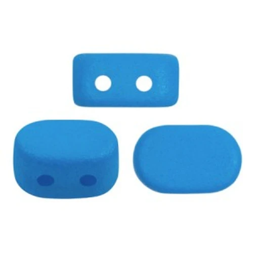 Perle in vetro Lipsi® di Puca® 4x6 mm - Capri Blue Light Mat x10g