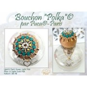 Perle in vetro Lipsi® di Puca® 4x6 mm - White Light Mat x10g