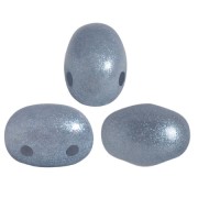 Perle in vetro Samos® di Puca® 7x5 mm Light Blue Pearl x10g|raw }}