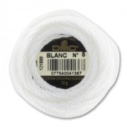 Cotone perlè DMC n°5 Bianco x45m|raw }}