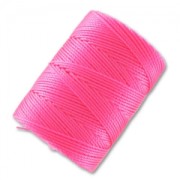 Filo C-Lon Beading Cord 0,50 mm Neon Pink x84m