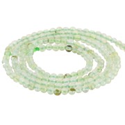 Perline rotonde 2 mm in pietra semipreziosa - Prehnite x40cm|raw }}