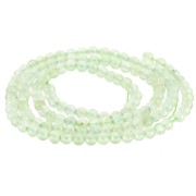 Perline rotonde 3 mm pietra semipreziosa - Prehnite x39cm|raw }}
