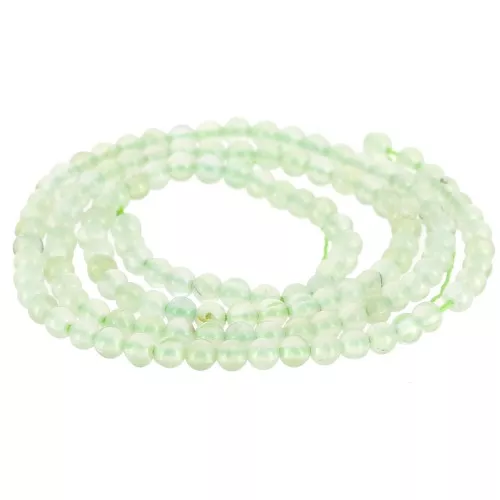 Perline rotonde 3 mm pietra semipreziosa - Prehnite x39cm