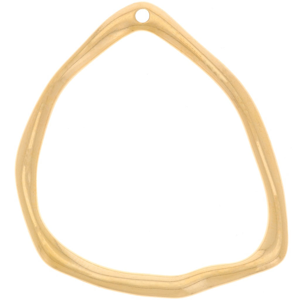 LOKILOKI Orecchini Pendenti Triangolo Geometrico In Argento 925 Per Donna - Nero, Semplici Ed Eleganti
