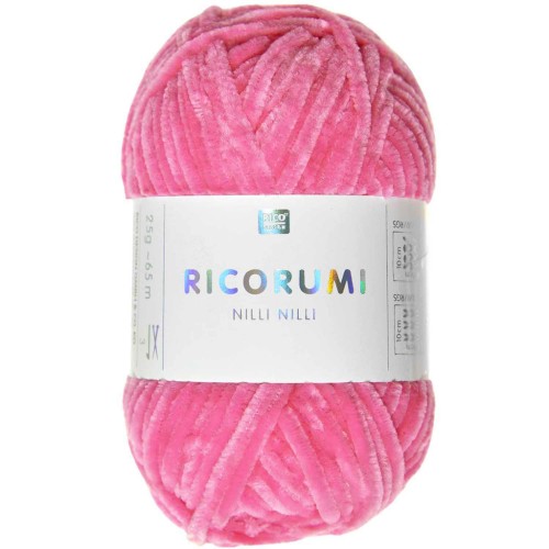 Gomitolo Ricorumi Nilli Nilli di Rico Design per Amigurumi Rosa neon 028 x25g
