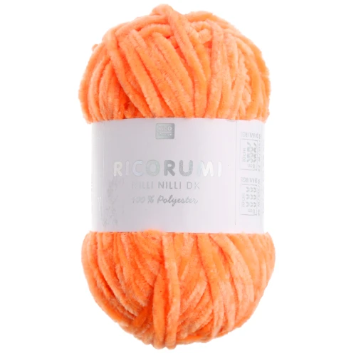 Gomitolo Ricorumi Nilli Nilli di Rico Design per Amigurumi Arancione neon 029 x25g