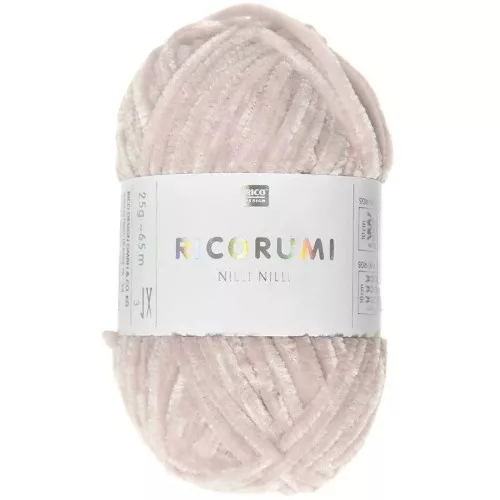 Gomitolo Ricorumi Nilli Nilli di Rico Design per Amigurumi Powder rosa 005 x25g