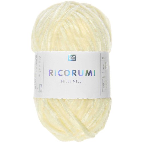 Gomitolo Ricorumi Nilli Nilli di Rico Design per Amigurumi - Giallo 003 x25g