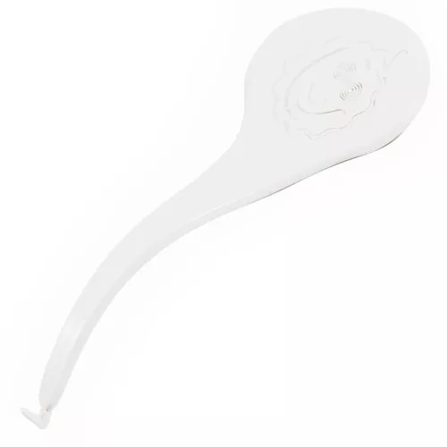 Gancio per bracciale in plastica 93x38 mm - Made in France - Bianco x1