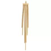 Pendente catena serpentina 66x8 mm - Acciaio inox 304L dorato x1