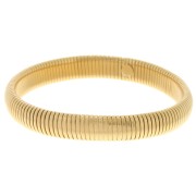 Bracciale in perline da 68 mm - larghezza 10 mm - acciaio inossidabile Dorato 304L x1