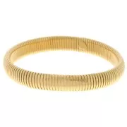 Bracciale in perline da 68 mm - larghezza 10 mm - acciaio inossidabile Dorato 304L x1
