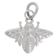 Ciondolo a forma di ape 10x11 mm - acciaio inossidabile 316L x1