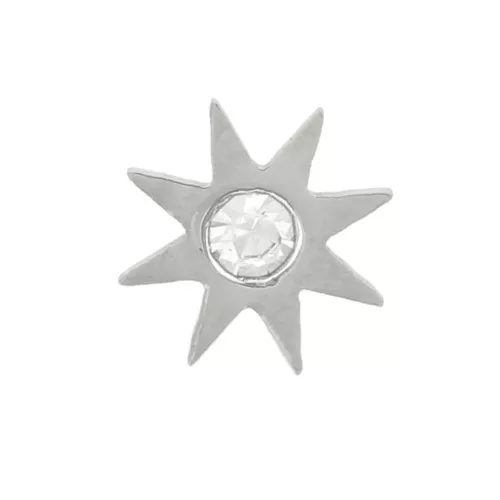 Elementi stellari di 5 mm con ossido di zirconio - acciaio inox 316L x4