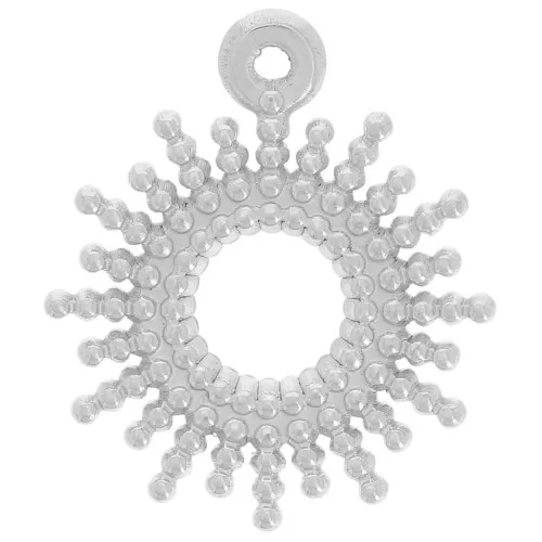 Pendente a forma di sole con palline 15 mm - Acciaio inox 304L x1